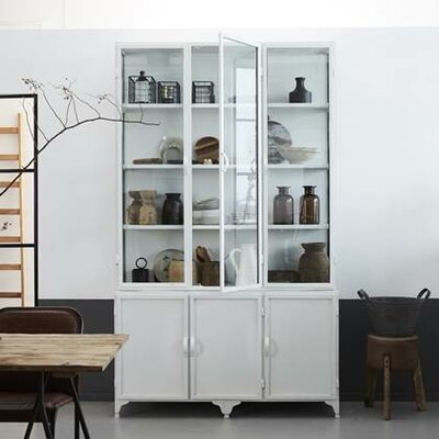 New Routz Detroit 6 deurs vitrinekast  white