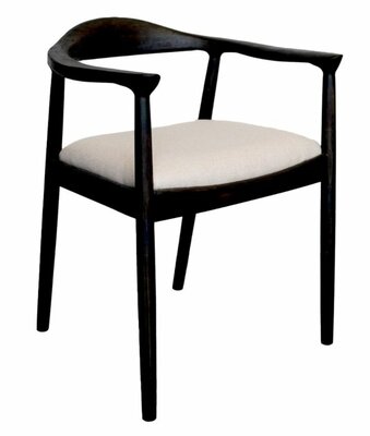 NOGA design Lou houten eetkamerstoel nero
