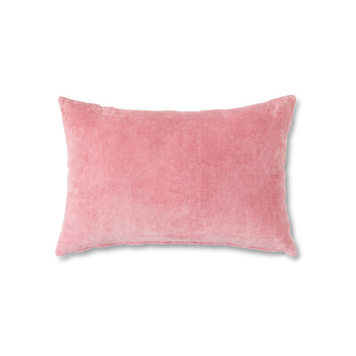 HKLIVING velvet cushion rose 60x40 cm