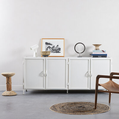 New Routz Detroit 4 deurs dressoir - White