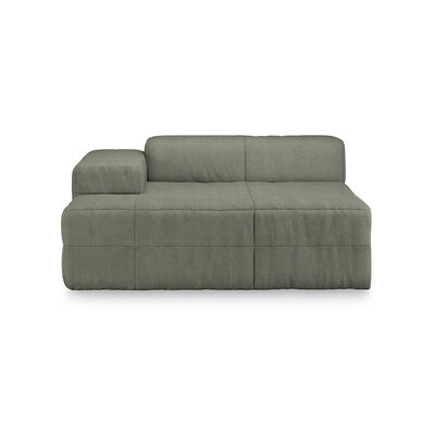 HKLIVING Brut Sofa Element Left Divan Linen, Army Green