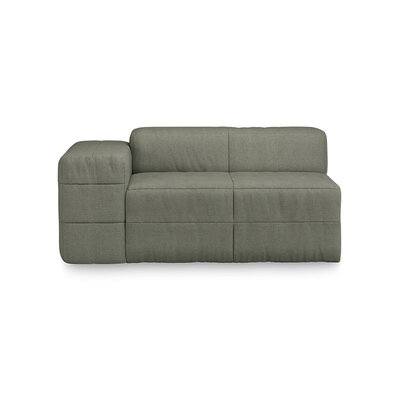 HKLIVING Brut Sofa Element Left Linen Army Green