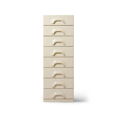 HKLIVING Chest Of 8 Drawers Cream