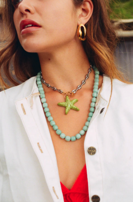 Bonnie Studios William blue necklace