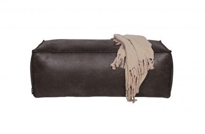 WOOOD Premium Rodeo poef zwart