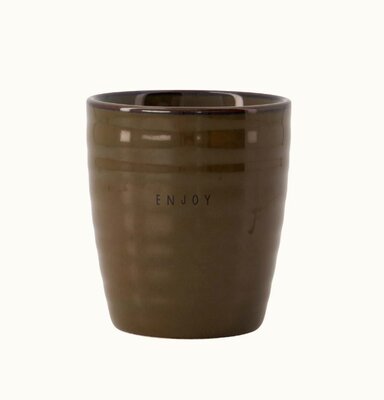 Zusss koffiemok enjoy bruin
