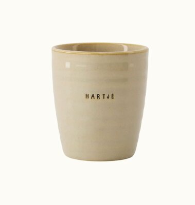 Zusss koffiemok hartje zand