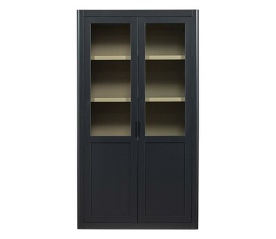 WOOOD Gunnar Buffetkast Grenen Mat Zwart