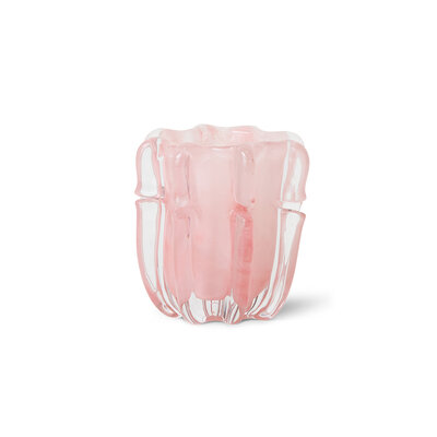 HKLIVING Coralla candle holder soft pink