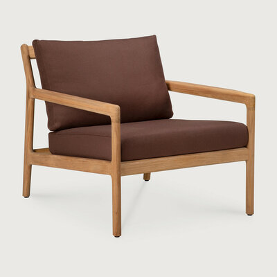 Ethnicraft Jack Outdoor Loungestoel Burgundy