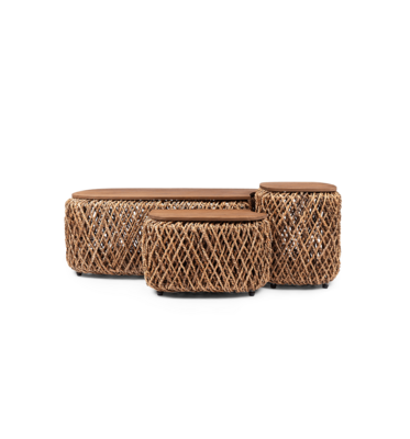 dBodhi Knut Square Padi Salontafelset Medium