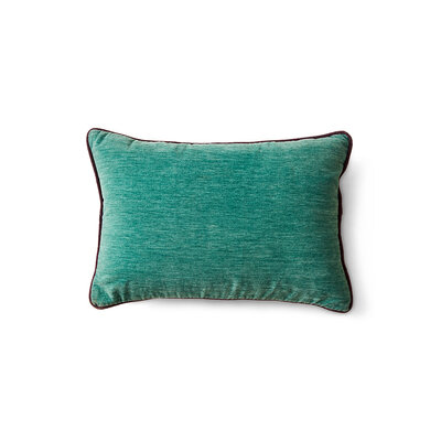 HKLIVING Velvet Cushion Deep Sea 50x35cm