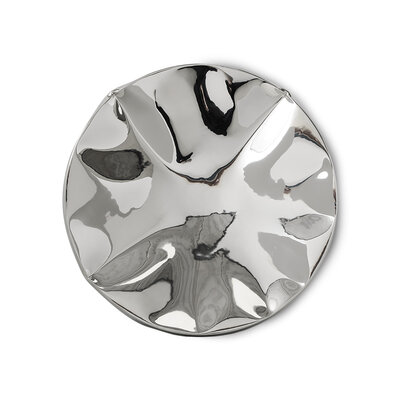 HKLIVING Dent Wall Sculpture Chrome