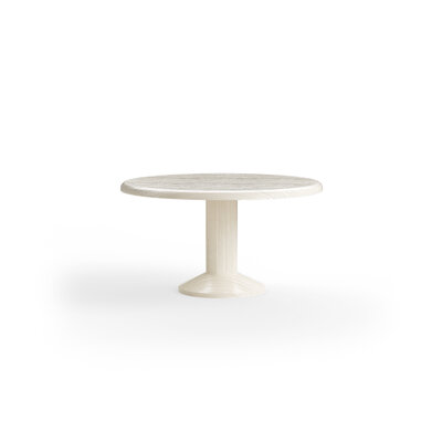 HKLIVING Forma Dining Table Roound 140cm Pearl