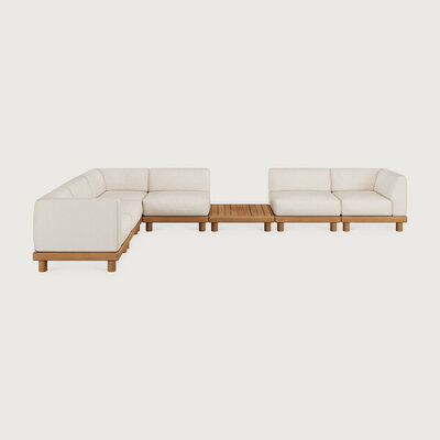 Ethnicraft Monocle Outdoor Modulaire Sofa Set Left