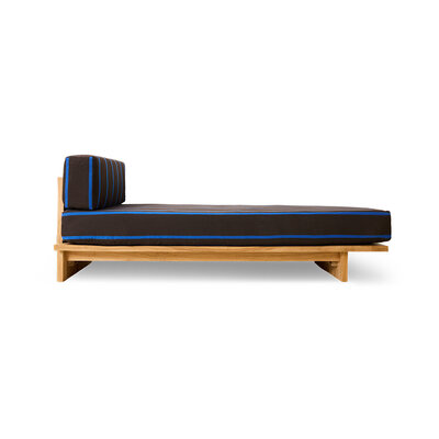 HKLIVING Outdoor Daybed Teak Burnt Sky