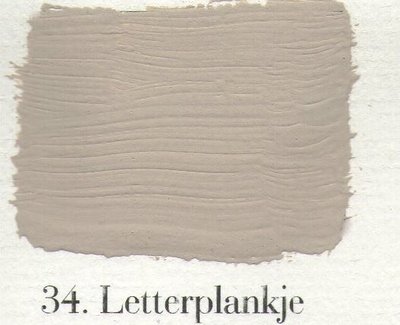 L'Authentique: Krijtverf 34 Letterplankje