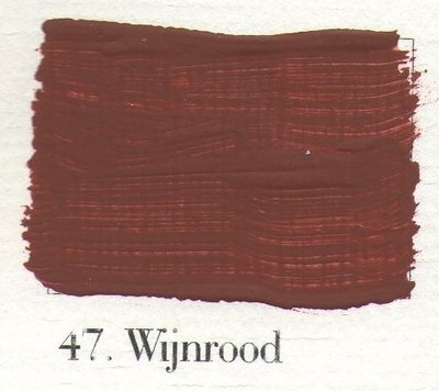L'Authentique: Krijtverf 47 Wijnrood