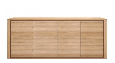 Ethnicraft oak Shadow sideboard 4 doors