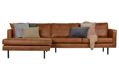 WOOOD Premium Rodeo chaise longue bank links cognac