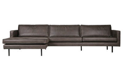 WOOOD Premium Rodeo chaise longue bank links zwart