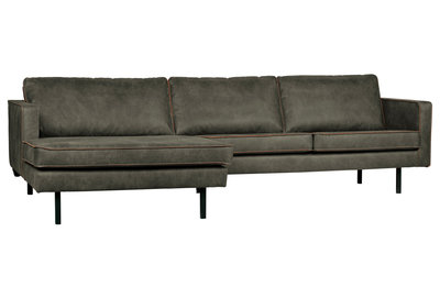 WOOOD Premium Rodeo chaise longue bank links army green