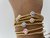 Jewelz By Joya golden Smiley elastisch armbandje handmade