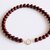 Bazou kralen ketting van natuursteen XL - burgundy