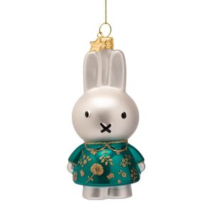 Vondels Ornament glas Nijntje-Miffy groen jurkje