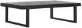 Timeless coffee table beam rectangular black 150cm