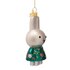 Vondels Ornament glas Nijntje-Miffy groen jurkje